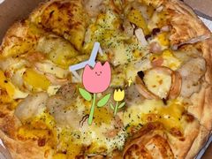 乳酪大会比萨双芝卷边普装-必胜客(大观天地店)