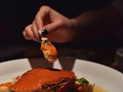 青膏蟹蒸肉饼-庐灶江南·江南菜·四合院Bistro(东直门雍和宫·原华侨宾馆店)