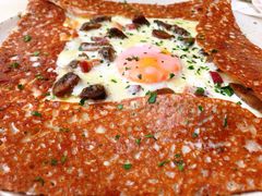 鸡蛋蘑菇熏肉荞麦可丽饼-RAC BAR(安福路店)