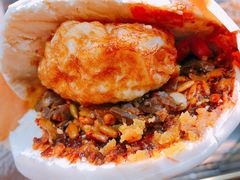 蛋菜夹馍-老马家马蓉蛋菜夹馍·腊牛肉夹馍(回民街店)
