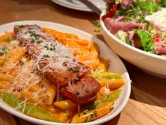 自制厚培根辣奶油意面-O'eat Blossom&Pelican(深圳首店)