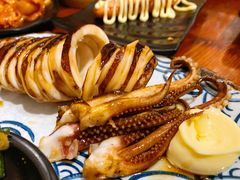 鱿鱼-鸟串烧Yakitori