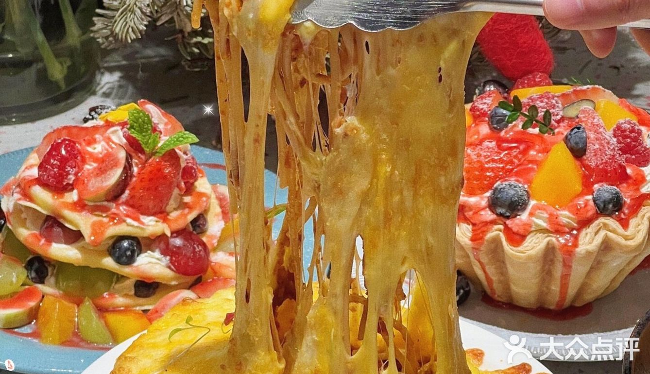 杭州小姐妹的圣诞大餐，好可爱啊！！！
