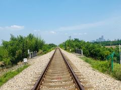 -乌龙涧铁道铁轨景