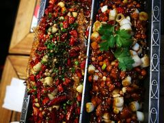 宫保鸡丁烤鱼（清江鱼/斤）-锦尚阁烤鱼•天津菜(宣武门胡同店)