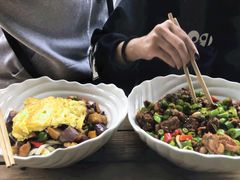 茄子肉丁鸡蛋面-乐三里屯面馆(阿那亚店)