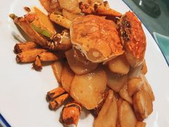 蟹炒年糕-西湖春天•老字号杭州菜(百汇店)