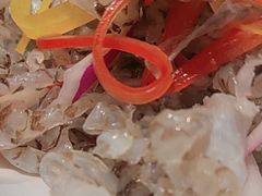 香拌脆爽鱼皮-探鱼·鲜青椒爽麻烤鱼(苏宁广场店)