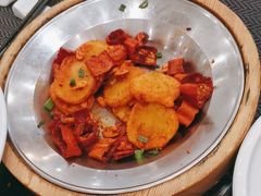 干锅土豆片-飞天大厦清真餐厅