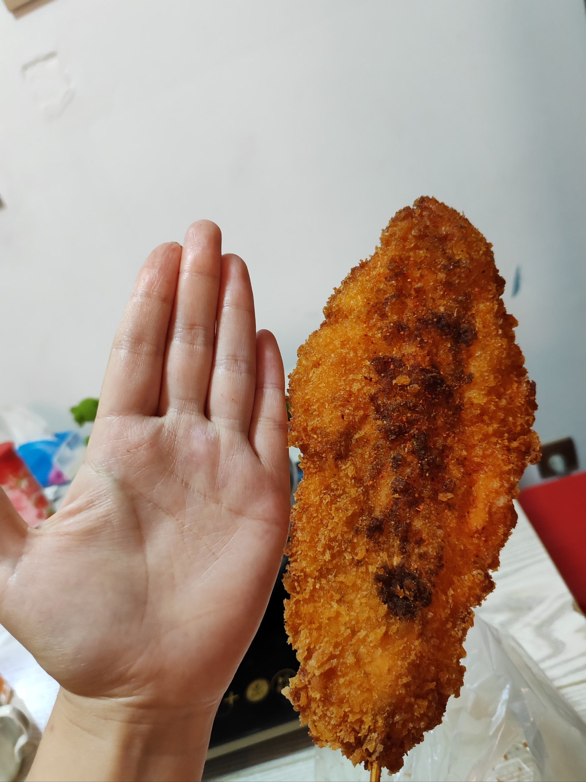 手掌大的炸鸡排