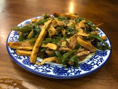 青椒香干肉丝-一味老卤面(大石桥店)