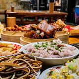 西安螺蛳粉火锅店的菜肴都是这么有食欲的么 第