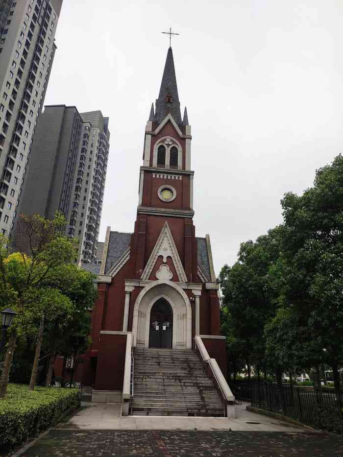 天主教圣弥额尔堂-"天主教圣弥额尔堂76在长宁路king88广.