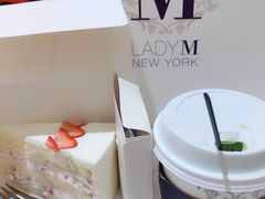 草莓奶油海绵蛋糕-Lady M(沙田新城市广场店)