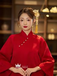 点击看大图 -艾拉·女王婚纱礼服馆