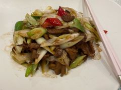 大葱炒羊肉-巴扎美食·新疆菜·西域歌舞表演餐厅(新疆大厦店)