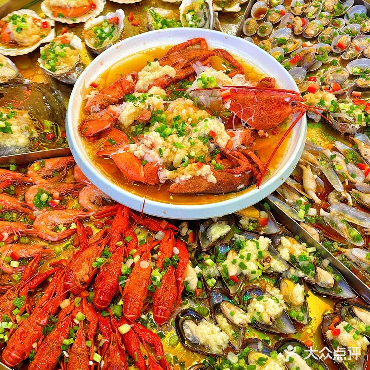 杭州海鲜大排档！一次性吃过瘾！
