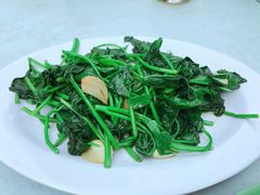 炒番薯叶-明记烧鱼美味店