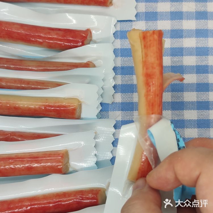 吃出了鱿鱼🦑味道的手撕蟹柳[加油]