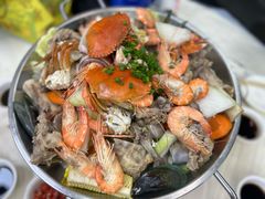 海鲜猪骨煲-凤城康记饭店