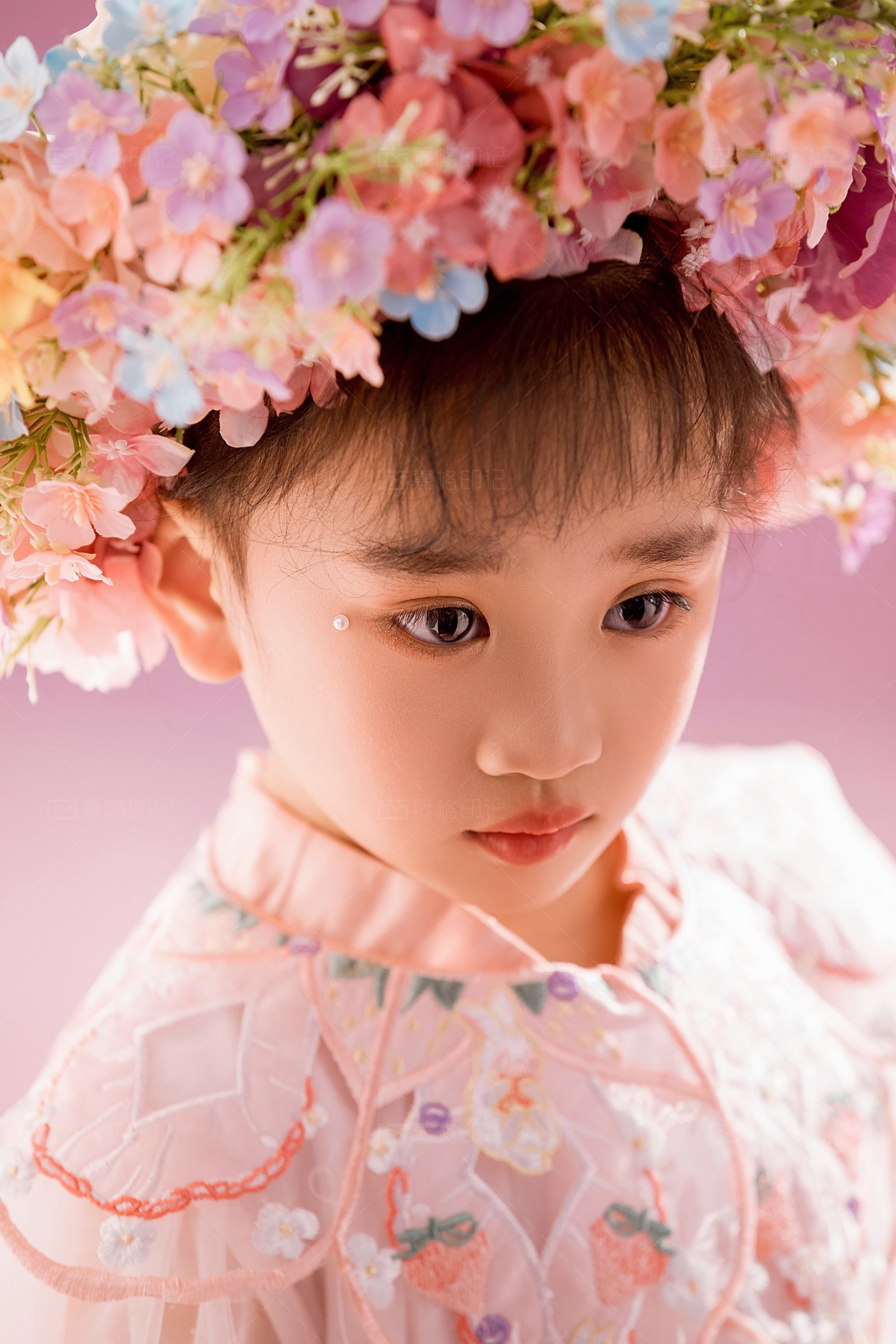 一眼心动💗赵丽颖同款簪花女‼️宝宝照