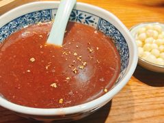 桂花豆沙鸡头米-鑫震源·苏式大虾生煎(山塘街店)