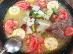 山药排骨牛肉养生汤-花水湾红太阳牛肉汤锅