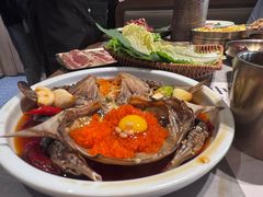 -草家酱蟹炭火烤肉店(珲春南路一店)