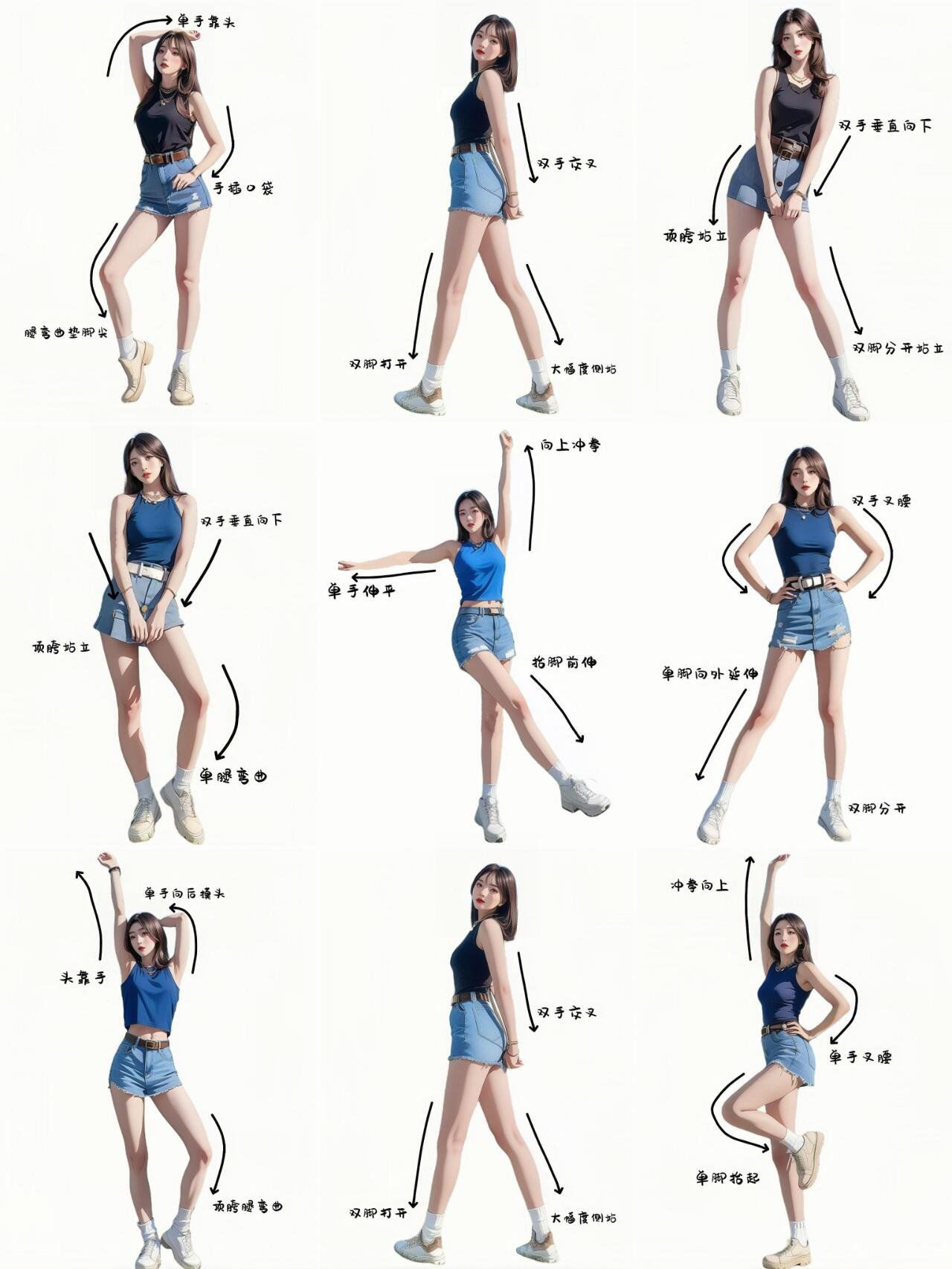 再来9⃣️9⃣️种拍照pose,学起来