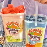 南京也有拉丝的DIY酸奶吨吨桶啦！低脂低糖超好喝