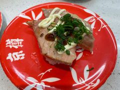 黑椒三文鱼-京樽回転寿司(奥林匹克店)