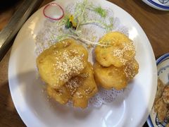 白洋淀虾肉藕饼-小放牛炒菜馆(军校店)