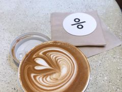 热的咖啡拿铁-% Arabica(京都东山店)