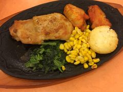鸡翅配黑椒鸡排-萨莉亚意式餐厅(河东万达店)