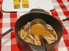 蘑菇汤莜面鱼鱼-西贝(虹口龙之梦店)