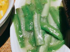 清炒丝瓜尖-渝信川菜(西单店)