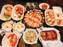 三文鱼鳗鱼双拼寿司-活鳗饭·鹅肝范儿(高碑店店)