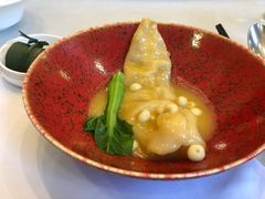 秘烧鸡头米花胶配粽香米饭-虹御轩·传承江浙菜(虹桥店)