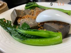 白灼放心猪血-味可道美食坊(福基路店)