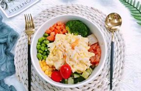 Tender Crab Stick Scrambled Egg