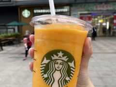 芒果西番莲果茶星冰乐MJ-星巴克(成都莱蒙都会店)