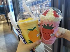 芒果奶昔-ARTEASG啊T·新加坡奶茶(高兴里店)