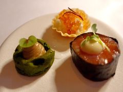 虾肉鲑鱼籽塔-文华扒房及酒吧(香港文华东方酒店)