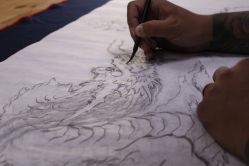 腿部-千贺宗纹身传统大师