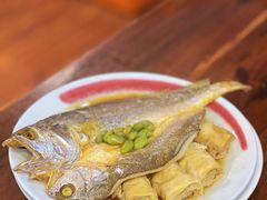 黄鱼鲞千张包蒸毛豆-宝中宝食府(清泰街店)