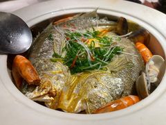 虾蚬焗黄花鱼-钟菜·粤菜点心·宴请(海上世界·汇港二期店)