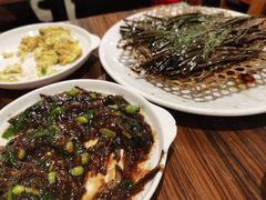 韭菜茄子炒毛豆-建国328 本帮小馆·面馆