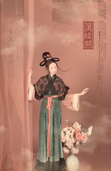 -后宫·古装汉服京剧儿童亲子全家福摄影