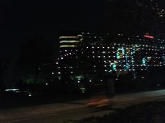 桥上夜景-苏州金鸡湖中茵皇冠假日酒店