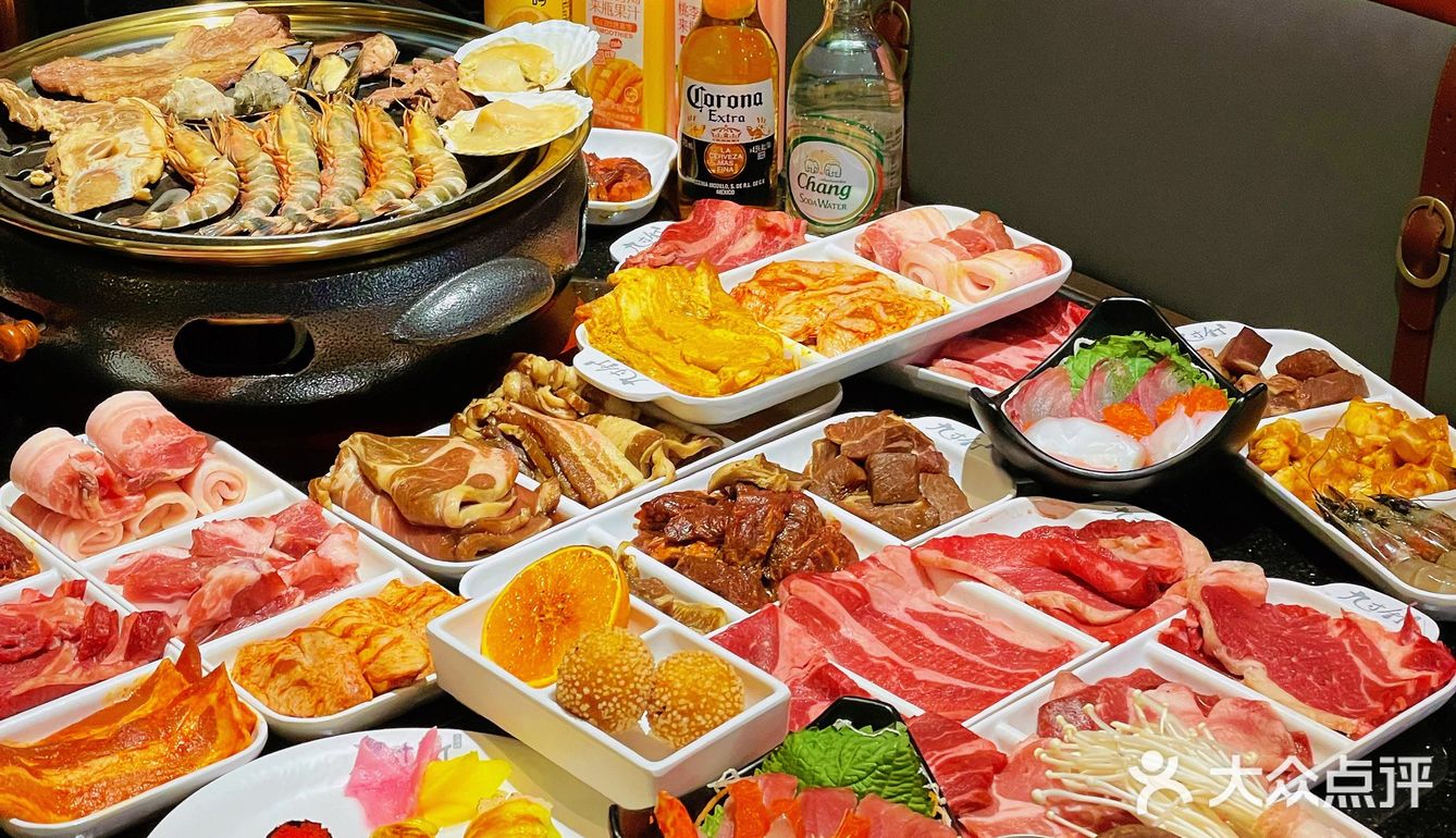  119r无限吃安格斯牛肉、河蟹鲍鱼自助吃到爽❗️